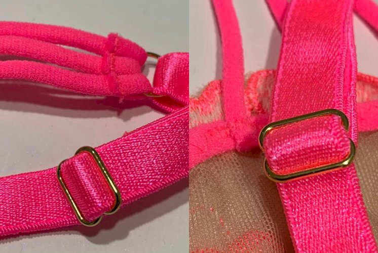 SOFIA - Conjunto de Lingerie - Rosa Neon